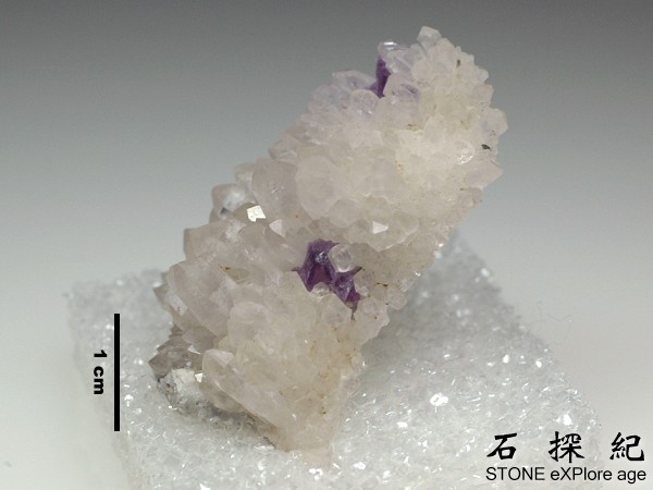 石探紀：標本：水晶與螢石共生：Rock Crystal